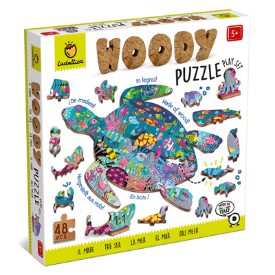 Ludattica Wooddy Puzzle- oceano